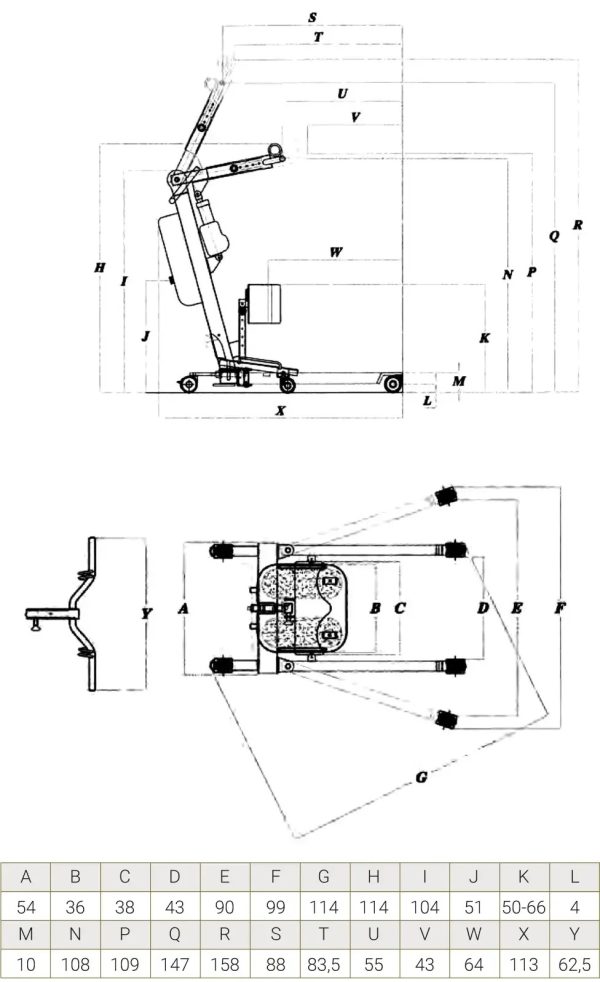 Grúa de Bipedestación Powerlift Up 1 - Imagen 4