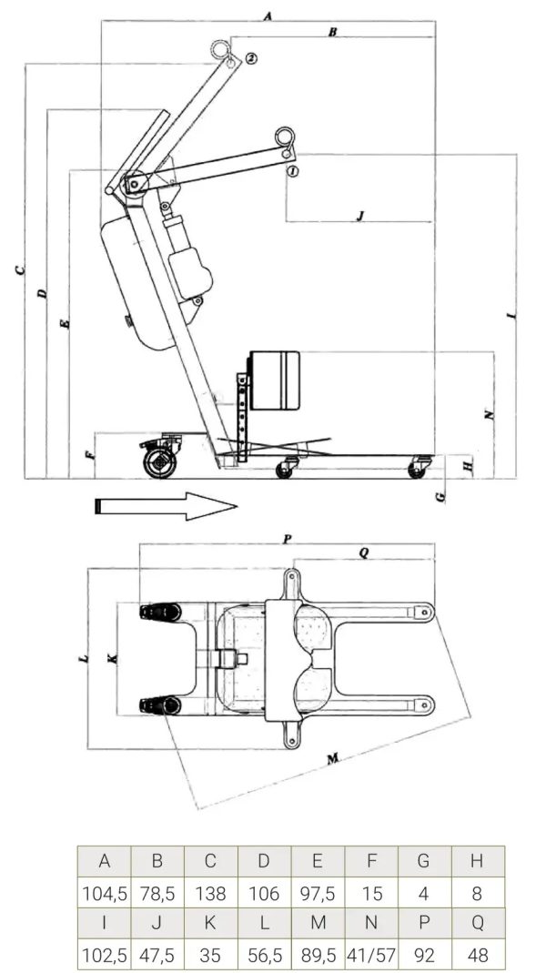 Grúa de Bipedestación Powerlift Up 2 - Imagen 4