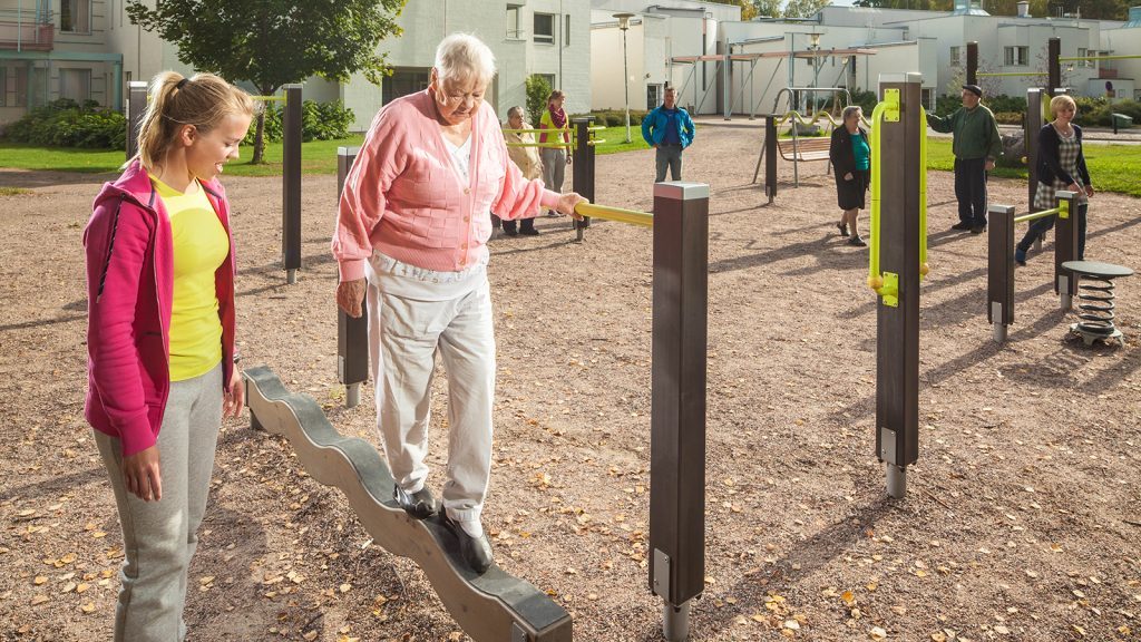 Parque para personas mayores