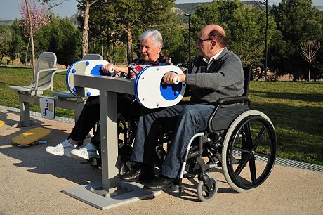 Doble bicicleta adaptada para Discapacitados