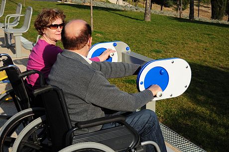 Doble bicicleta adaptada para Discapacitados