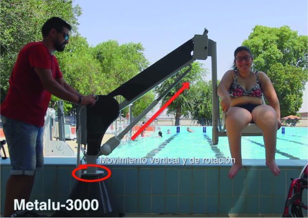 Grúas de Piscinas para Discapacitados Mod. 3000