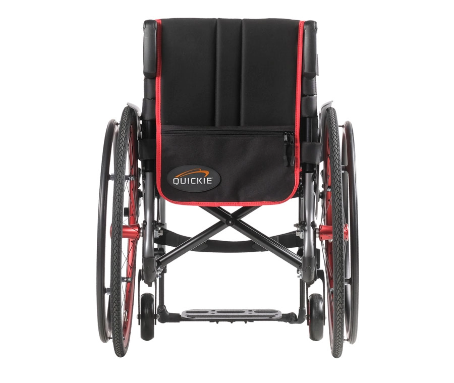 silla de ruedas ligera plegable quickie life de aluminio — Mundo Dependencia